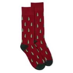 5/$15 Men’s Novelty Tree Cotton Crew Socks